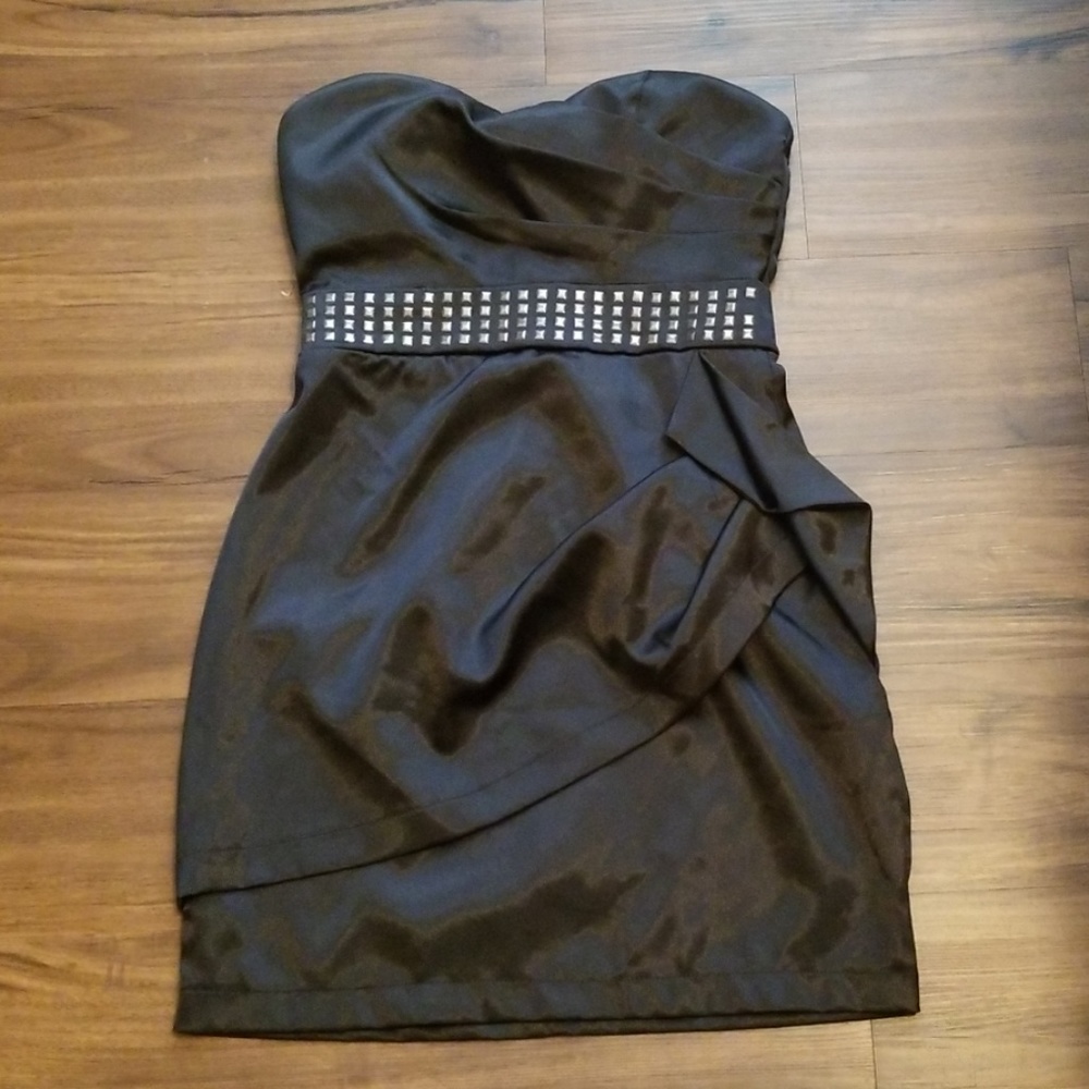 Black mini dress